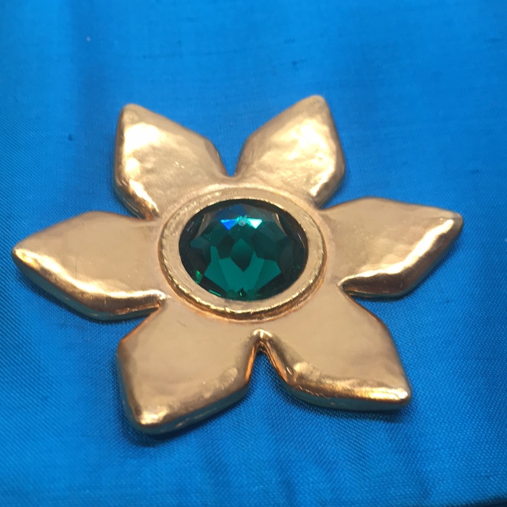 Turquoise clutch by Yves Saint Laurent